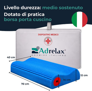 Cuscino Cervical Plus Ad Relax - Cuscino per chi dorme in posizione supina