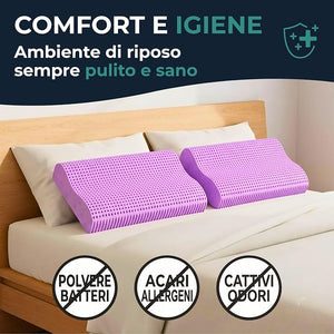 Cuscino Nuvola OrtoWash - Cuscino lavabile ergonomico per la cervicale