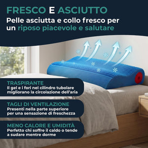 Cuscino Cervical Plus Ad Relax - Cuscino per chi dorme in posizione supina