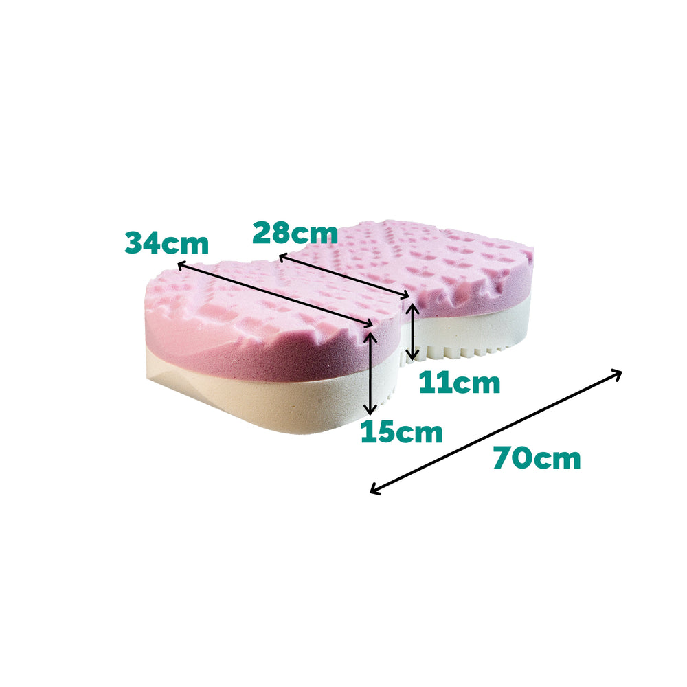 Cuscino Dual Cervical Ad Relax - Cuscino per chi dorme di lato