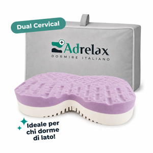 Cuscino Dual Cervical Ad Relax - Cuscino per chi dorme di lato
