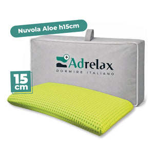 Cuscino Nuvola Aloe Ad Relax - Cuscino per chi dorme di lato o supino