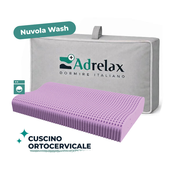 Cuscino Nuvola Wash - Cuscino lavabile ergonomico per la cervicale