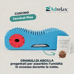 Cuscino Cervical Plus Ad Relax - Cuscino per chi dorme in posizione supina